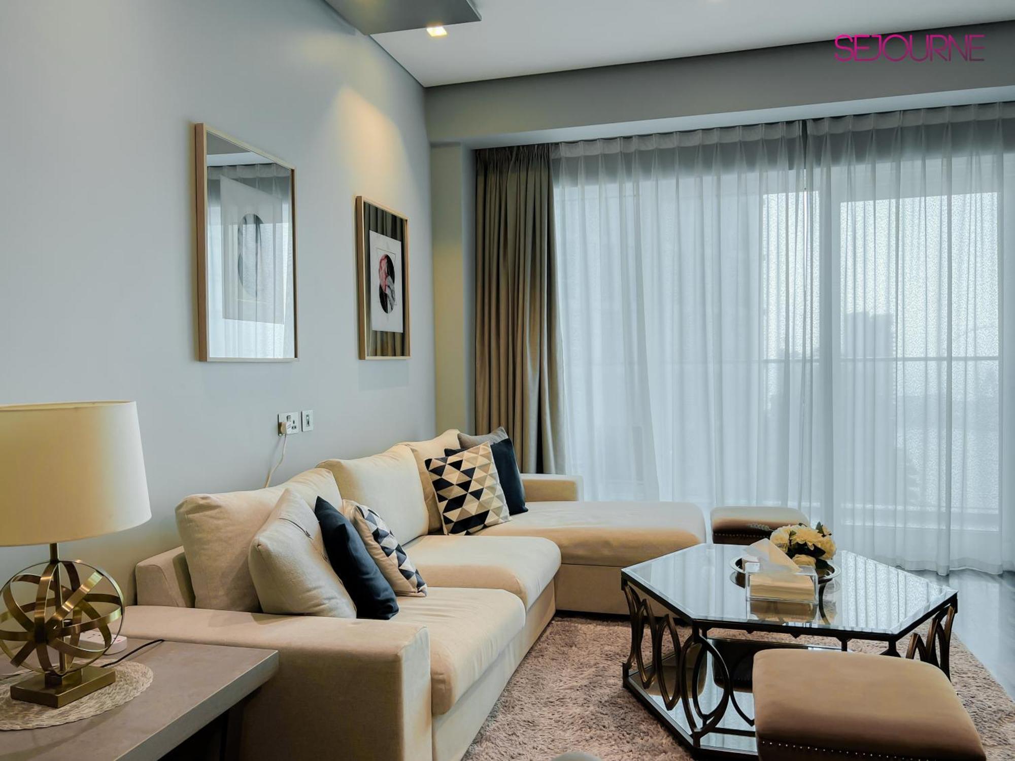 Dh58 - High End 1br, Palm Views In Damac Heights Tower Appartement *
