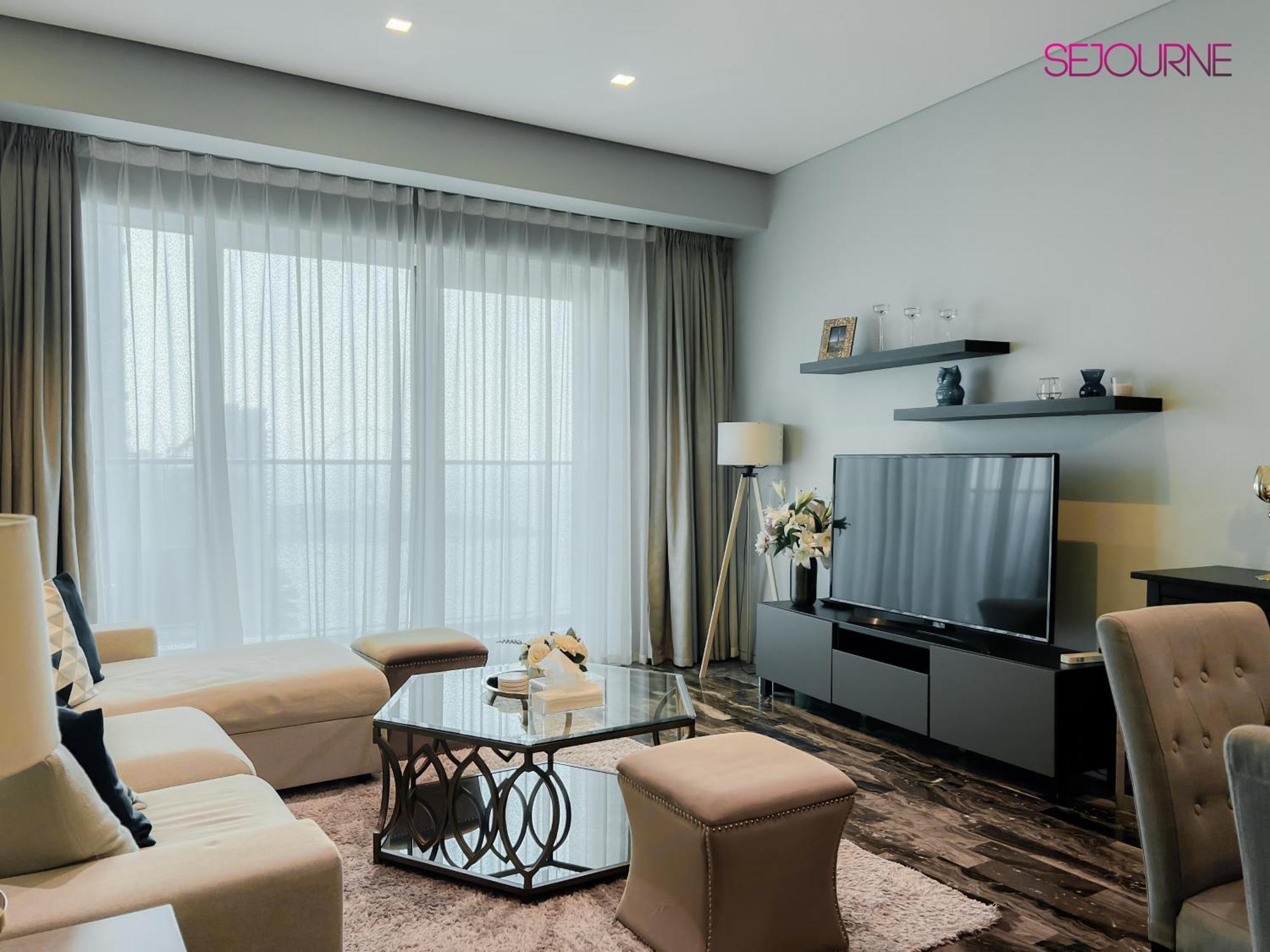Dh58 - High End 1br, Palm Views In Damac Heights Tower Appartement Dubai